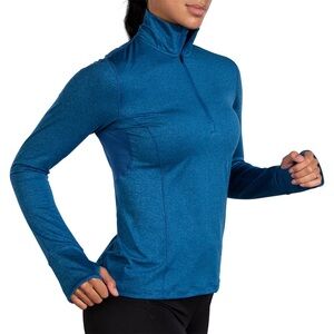Brooks Dash Half Zip blue like new